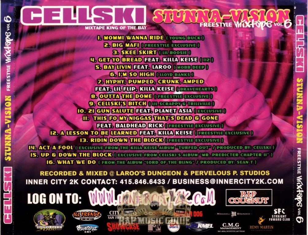 Cellski - Freestyle Mixtape Vol. 6: Stunna-Vision: CD | Rap